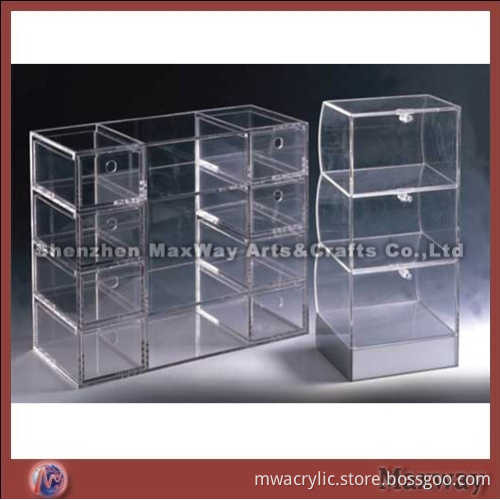 Freestanding Table 4 Tier Acrylic Perfume Chest Box